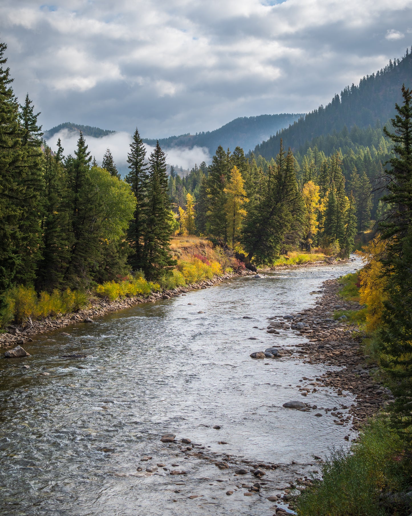 Hoback River in Autumn